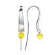 Silver Lemon Amber Hook Earrings The Palazzo, image 