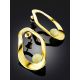 Fluid Form Gilded Silver Amber Stud Earrings The Palazzo, image , picture 2