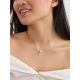 Chic Silver Amber Pendant Necklace The Palazzo, image , picture 4