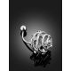 Stylish Silver Crystal Navel Piercing, image , picture 2