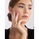 Bright Rose Gold Plated Amber Ring The Palazzo, Ring Size: Adjustable, image , picture 5