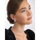 Chic Silver Amber Half Hoop Earrings The Palazzo, image , picture 4