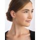Bright Rose Plated Silver Amber Stud Hoop Earrings The Palazzo, image , picture 4