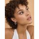 Hoop Motif Silver Earrings The ICONIC, image , picture 4