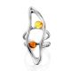 Bright Multicolor Amber Ring The Palazzo, Ring Size: Adjustable, image 