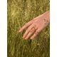 Bright Rose Gold Plated Amber Ring The Palazzo, Ring Size: Adjustable, image , picture 8