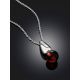 Minimalist Design Silver Amber Necklace The Palazzo, image , picture 2