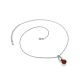 Minimalist Design Silver Amber Necklace The Palazzo, image , picture 4
