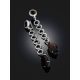 Gorgeous Silver Smoky Quartz Dangle Earrings, image , picture 2