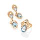 Ultra Feminine Gilded Silver Topaz Ring, Ring Size: 6.5 / 17, image , picture 5