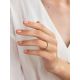 Bright Silver Enamel Ring, Ring Size: 6 / 16.5, image , picture 3