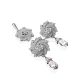 Chic Silver Crystal Earrings, image , picture 4