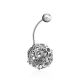 Bubble Motif Sterling Silver Navel Piercing, image , picture 3