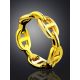 Chain Motif Gilded Silver Ring The ICONIC, Ring Size: 8 / 18, image , picture 2