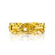 Chain Motif Gilded Silver Ring The ICONIC, Ring Size: 8 / 18, image , picture 3