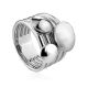 Chunky Silver Band Ring The ICONIC, Ring Size: 8 / 18, image 