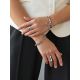 Sleek Silver Minimalist Bangle Bracelet The ICONIC, image , picture 6