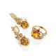 Exquisite Gilded Silver Zultanite Dangle Earrings, image , picture 3