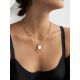 Designer Gilded Silver Necklace The Liquid, image , picture 5