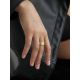 Gold Plated Silver Triple Ring The ICONIC, Ring Size: Adjustable, image , picture 5