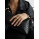 Bold Gold Plated Silver Stoneless Ring The ICONIC, Ring Size: Adjustable, image , picture 9