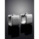 Chunky Geometric Silver Earrings The ICONIC, image , picture 2