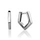 Geometric Design Silver Earrings The ICONIC, image 