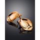 Textured Rose Gold Plated Silver Stud Earrings The Liquid, image , picture 2