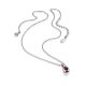 Stylish Silver Amber Pendant Necklace The Palazzo, image , picture 4