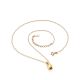 Simplistic Design Rose Gold Plated Amber Necklace The Palazzo, image , picture 4
