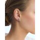 Cute Silver Crystal Stud Earrings, image , picture 3