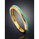 Bright Silver Enamel Ring, Ring Size: 6 / 16.5, image , picture 2