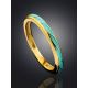 Trendy Ultra Slender Enamel Ring, Ring Size: 7 / 17.5, image , picture 2