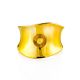 Chunky Gilded Silver Amber Ring The Palazzo, Ring Size: Adjustable, image , picture 5