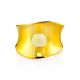 Chunky Gilded Silver Amber Ring The Palazzo, Ring Size: Adjustable, image , picture 4