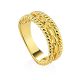 Woven Chain Motif Gilded Silver Ring The ICONIC, Ring Size: 7 / 17.5, image 