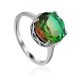Lustrous Rainbow Quartz Ring, image 