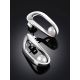 Chic Silver Pearl Stud Earrings The Palazzo, image , picture 2