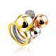 Trendy Set Of Four Silver Rings The ICONIC, Ring Size: 8 / 18, image 