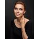 Chic Cross Motif Silver Amber Necklace The Supreme, Length: 49, image , picture 3