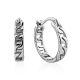 Chain Motif Silver Hoop Earrings The ICONIC, image 
