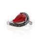 Refined Silver Coral Ring The Lace, Ring Size: 6.5 / 17, image , picture 4