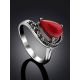 Refined Silver Coral Ring The Lace, Ring Size: 6.5 / 17, image , picture 2