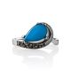 Chic Silver Turquoise Ring The Lace, Ring Size: 7 / 17.5, image , picture 3