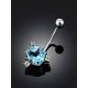 Dazzling Topaz Navel Piercing, image , picture 2