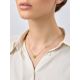 Simplistic Design Silver Amber Necklace The Supreme, Length: 46, image , picture 3