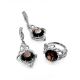 Curvaceous Silver Smoky Quartz Drop Earrings, image , picture 4