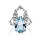 Amazing Silver Topaz Ring, Ring Size: 6 / 16.5, image , picture 4