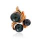 Elegant Dark Purple Pearl Pendant, image 