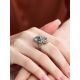 Amazing Silver Topaz Ring, Ring Size: 6 / 16.5, image , picture 3